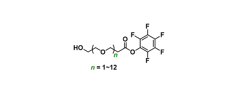 Hydroxy-PEGn-C2-PFP ester